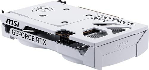 msi Gaming RTX 5060 8G Ventus 2X OC White Graphics Card  8GB GDDR7 128 bit  Extreme Performance  2535 MHz  DisplayPort x3 2 1a  HDMI 2 1b  NVIDIA Blackwell Architecture 
