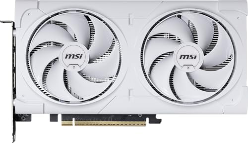 MSI Gaming RTX 5060 Ti 8G Ventus 2X OC Tarjeta gráfica blanca (8GB GDDR7, TBA-bit, rendimiento extremo: TBA MHz, DisplayPort x3 2.1a, HDMI 2.1b, arquitectura NVIDIA Blackwell)
