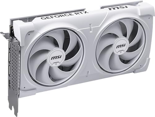 MSI Gaming RTX 5060 Ti 8G Ventus 2X OC Tarjeta gráfica blanca (8GB GDDR7, TBA-bit, rendimiento extremo: TBA MHz, DisplayPort x3 2.1a, HDMI 2.1b, arquitectura NVIDIA Blackwell)