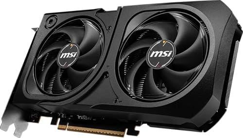 MSI Gaming RTX 5060 Ti 16G Shadow 2X OC Tarjeta gráfica (16GB GDDR7, 128 bits, Rendimiento extremo: TBA MHz, DisplayPort x 3 2.1a, HDMI 2.1b, Arquitectura NVIDIA Blackwell)