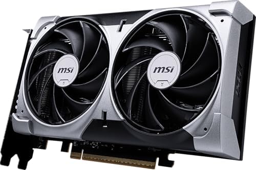 msi Gaming RTX 5060 8G Ventus 2X OC Graphics Card  8GB GDDR7 128 bit  Extreme Performance  2535 MHz  DisplayPort x3 2 1a  HDMI 2 1b  NVIDIA Blackwell Architecture 