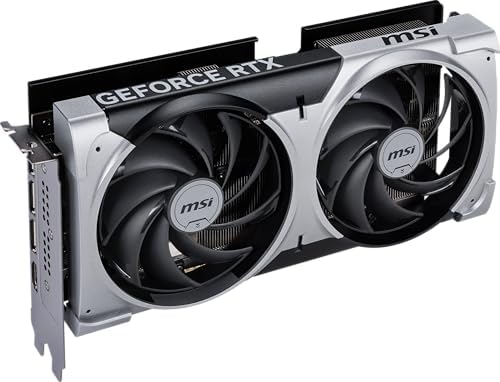 msi Gaming RTX 5070 12G Ventus 2X OC Graphics Card  12GB GDDR7  192 bit  Extreme Performance  2557 MHz  DisplayPort x3 2 1a  HDMI 2 1b  NVIDIA Blackwell Architecture 