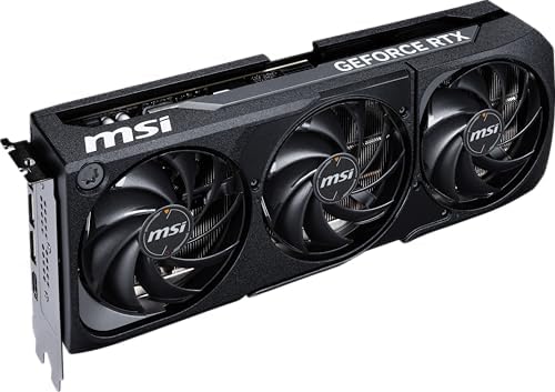 MSI Gaming RTX 5070 TI 16G Shadow 3X OC Tarjeta gráfica (16GB GDDR7, 256 bits, Rendimiento extremo: 2497 MHz, DisplayPort x3 2.1a, HDMI 2.1b, Arquitectura NVIDIA Blackwell)