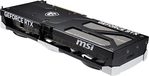 msi Gaming RTX 5070 12G Ventus 3X OC Graphics Card  12GB GDDR7  192 bit  Extreme Performance  2557 MHz  DisplayPort x3 2 1a  HDMI 2 1b  NVIDIA Blackwell Architecture 