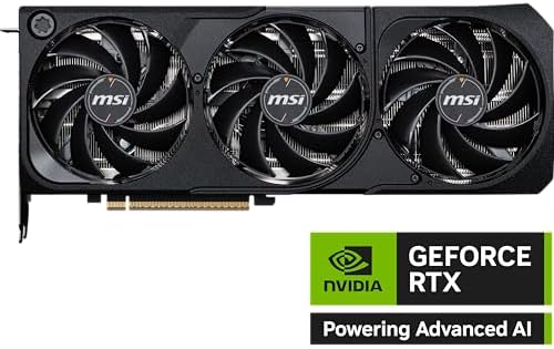 msi Gaming RTX 5080 16G Shadow 3X OC Graphics Card  16GB GDDR7  256 bit  Extreme Clock TBD MHz  DisplayPort x 3 2 1a  HDMI 2 1b  NVIDIA Blackwell Architecture 