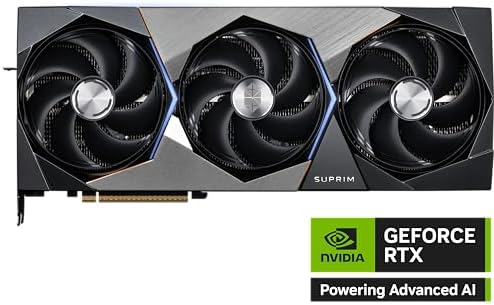 msi Gaming RTX 5080 16G SUPRIM SOC Graphics Card  16GB GDDR7  256 bit  Extreme Performance  2760 MHz  DisplayPort x 3 2 1a  HDMI 2 1b  NVIDIA Blackwell Architecture 