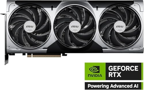 msi Gaming RTX 5090 32G Ventus 3X OC Graphics Card  32GB GDDR7  512 bit  Extreme Performance  2452 MHz  DisplayPort x3 2 1a  HDMI 2 1b  NVlDlA Blackwell Architecture 