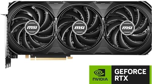 msi GeForce RTX 4070 Ti Super 16G Ventus 3X Black OC Graphics Card  NVIDIA RTX 4070 Ti Super  256 Bit  Extreme Clock  2655 MHz  16GB GDRR6X 21Gbps  HDMI/DP  Ada Lovelace Architecture 