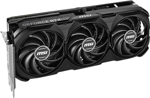 msi GeForce RTX 4070 Ti Super 16G Ventus 3X Black OC Graphics Card  NVIDIA RTX 4070 Ti Super  256 Bit  Extreme Clock  2655 MHz  16GB GDRR6X 21Gbps  HDMI/DP  Ada Lovelace Architecture 