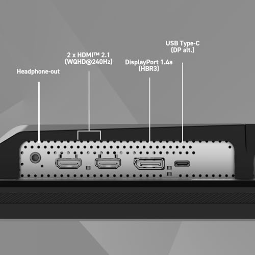 msi MAG 272QP QD-OLED X24 27 pulgadas 2560 x 1440 (QHD) Monitor para juegos, 240Hz, sincronización adaptativa, HDMI, DisplayPort, montaje VESA, inclinación, altura ajustable, altavoz, 0.03 ms, negro