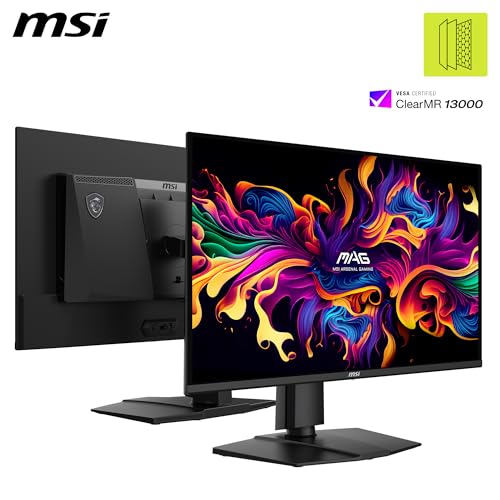 msi MAG 274QP QD OLED X24 27 inch 2560 x 1440  QHD  Gaming Monitor  240Hz  Adaptive Sync  HDMI  DisplayPort  VESA Mountable  Tilt  Height Adjustable  Speaker  0 03ms  Black
