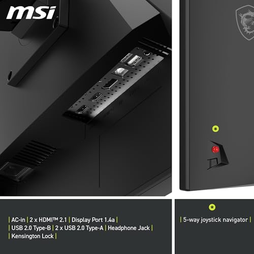 msi MAG 322URDF E16 32 inch 3840 x 2160  UHD  Gaming Monitor  320Hz  Adaptive Sync  HDMI  DisplayPort  VESA Mountable  Tilt  Height Adjustable  Speaker  0 05ms  Black