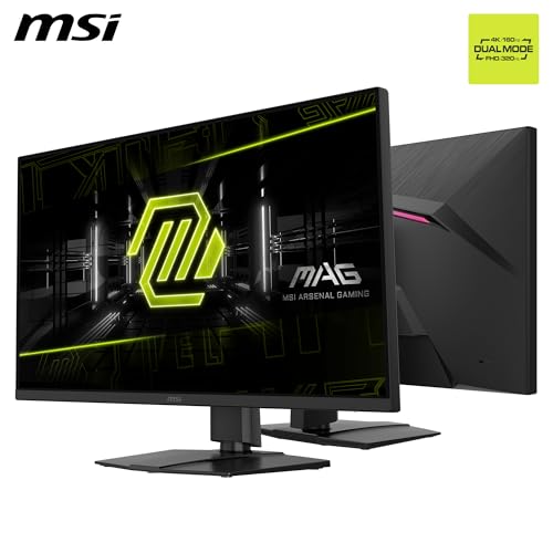 msi MAG 322URDF E16 32 inch 3840 x 2160  UHD  Gaming Monitor  320Hz  Adaptive Sync  HDMI  DisplayPort  VESA Mountable  Tilt  Height Adjustable  Speaker  0 05ms  Black