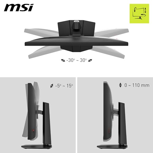 msi MAG 322URDF E16 32 inch 3840 x 2160  UHD  Gaming Monitor  320Hz  Adaptive Sync  HDMI  DisplayPort  VESA Mountable  Tilt  Height Adjustable  Speaker  0 05ms  Black