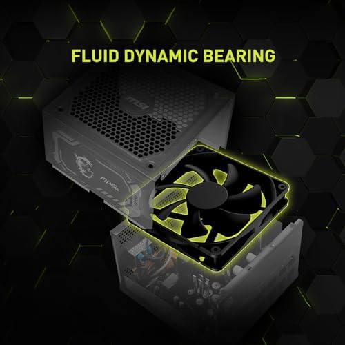msi MAG A1000GL PCIE5  Fully Modular Compact Gaming 1000W Power Supply  80  Gold  ATX 3 1 & PCIe 5 1 Ready  Native Dual Color 12V 2x6 Cable  10 Year Warranty