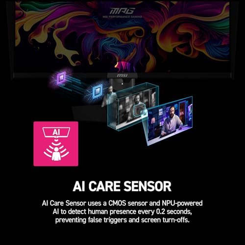 msi MPG 271QR QD OLED X50 27 inch 2560 x 1440  QHD  Gaming Monitor  500Hz  AMD Adaptive Sync  HDR Ready  HDMI  VGA Port  VESA Mountable  Tilt  4 Side Slim Bezel  0 03ms  Black