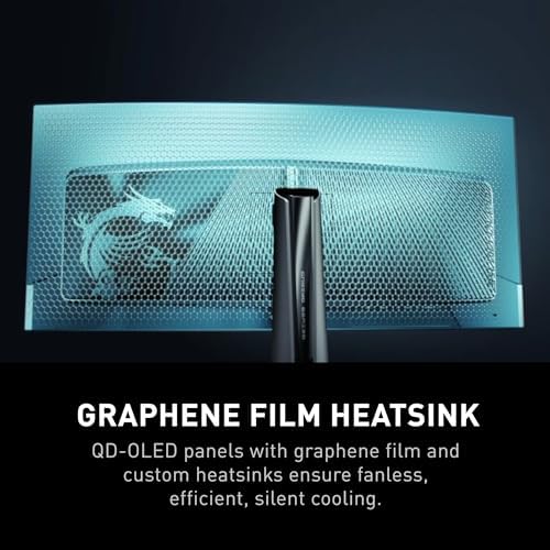 msi MPG 341CQPX QD OLED 34 inch Curved OLED Gaming Monitor  3440 x 1440  UWQHD   0 03ms Response time  240Hz  True Black HDR 400  HDMI  DP Port  USB Type C  Tilt  Height Adjustable