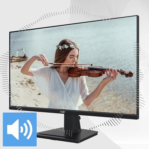 msi PRO MP275Q 27 Inch WQHD Office Monitor   2560 x 1440 IPS Panel  100 Hz  Eye Friendly Screen  Built in Speakers  Tilt Adjustable   HDMI 2 0b  DP  1 2a 