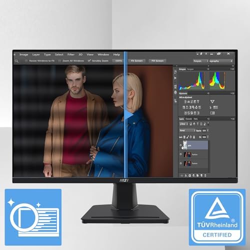 msi PRO MP275Q 27 Inch WQHD Office Monitor   2560 x 1440 IPS Panel  100 Hz  Eye Friendly Screen  Built in Speakers  Tilt Adjustable   HDMI 2 0b  DP  1 2a 