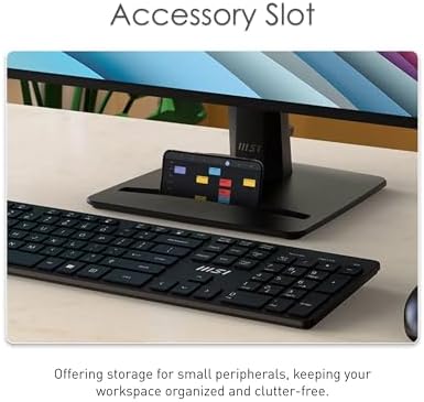 msi PRO MP275 E2 27 inch IPS 1920 x 1080  FHD  Gaming Office Monitor  120Hz  Free Synch  HDMI  DisplayPort  VGA Port  VESA Mountable  Tilt  Speaker  4 Side Slim Bezel 1ms  Black