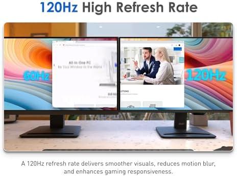 msi PRO MP275 E2 27 inch IPS 1920 x 1080  FHD  Gaming Office Monitor  120Hz  Free Synch  HDMI  DisplayPort  VGA Port  VESA Mountable  Tilt  Speaker  4 Side Slim Bezel 1ms  Black