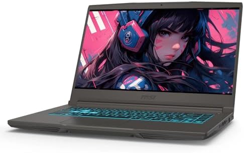 msi Thin 15 Gaming Laptop  15 6 FHD IPS 144Hz  Intel 8 core i5 13420H  NVIDIA GeForce RTX 4050  16GB RAM  1TB SSD  Backlit Keyboard  WiFi 6E  Bluetooth  Gray  Windows 11  EAT Laptop Foldable Stand