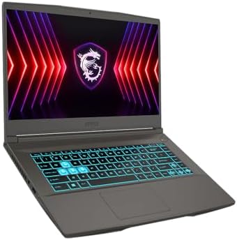 msi Thin Gaming Laptop  15 6 FHD 144Hz  Intel i5 13420H  RTX 3050  16GB RAM  512GB NVMe SSD  Windows 11 Home
