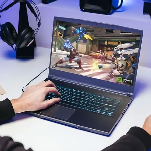 msi Thin Gaming Laptop  15 6 FHD 144Hz  Intel i5 13420H  RTX 3050  16GB RAM  512GB NVMe SSD  Windows 11 Home