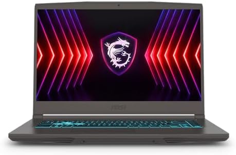 msi Thin Gaming Laptop  15 6 FHD 144Hz  Intel i5 13420H  RTX 3050  16GB RAM  512GB NVMe SSD  Windows 11 Home