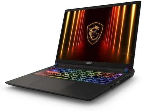 msi Vector 16 HX AI 16 2560x1600 240Hz Display Gaming Laptop  AMD Ryzen 9 8940HX  16 Cores  2 4 5 3 GHz   NVIDIA RTX 5070 Ti 12GB GDDR7  32GB RAM  1TB NVMe SSD  Windows 11 Pro
