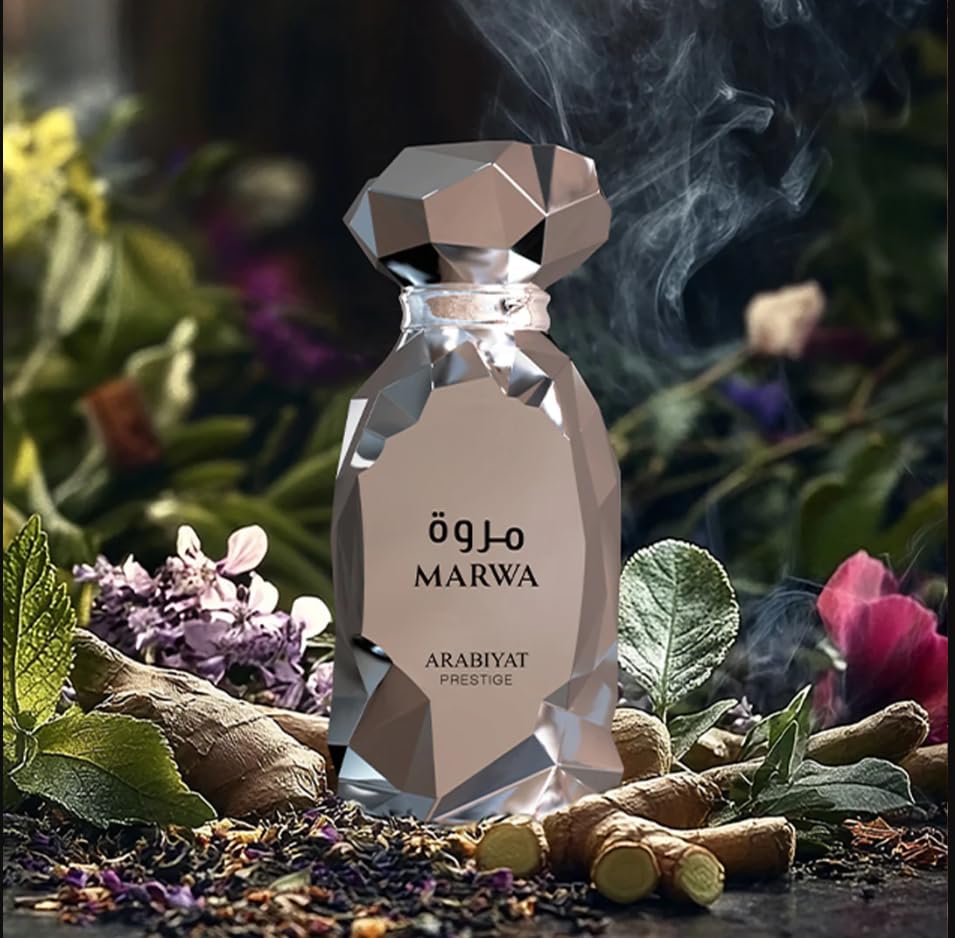 my perfumes Arabiyat Prestige Marwa Eau de Parfum  100ml  Silver For Men Made in UAE