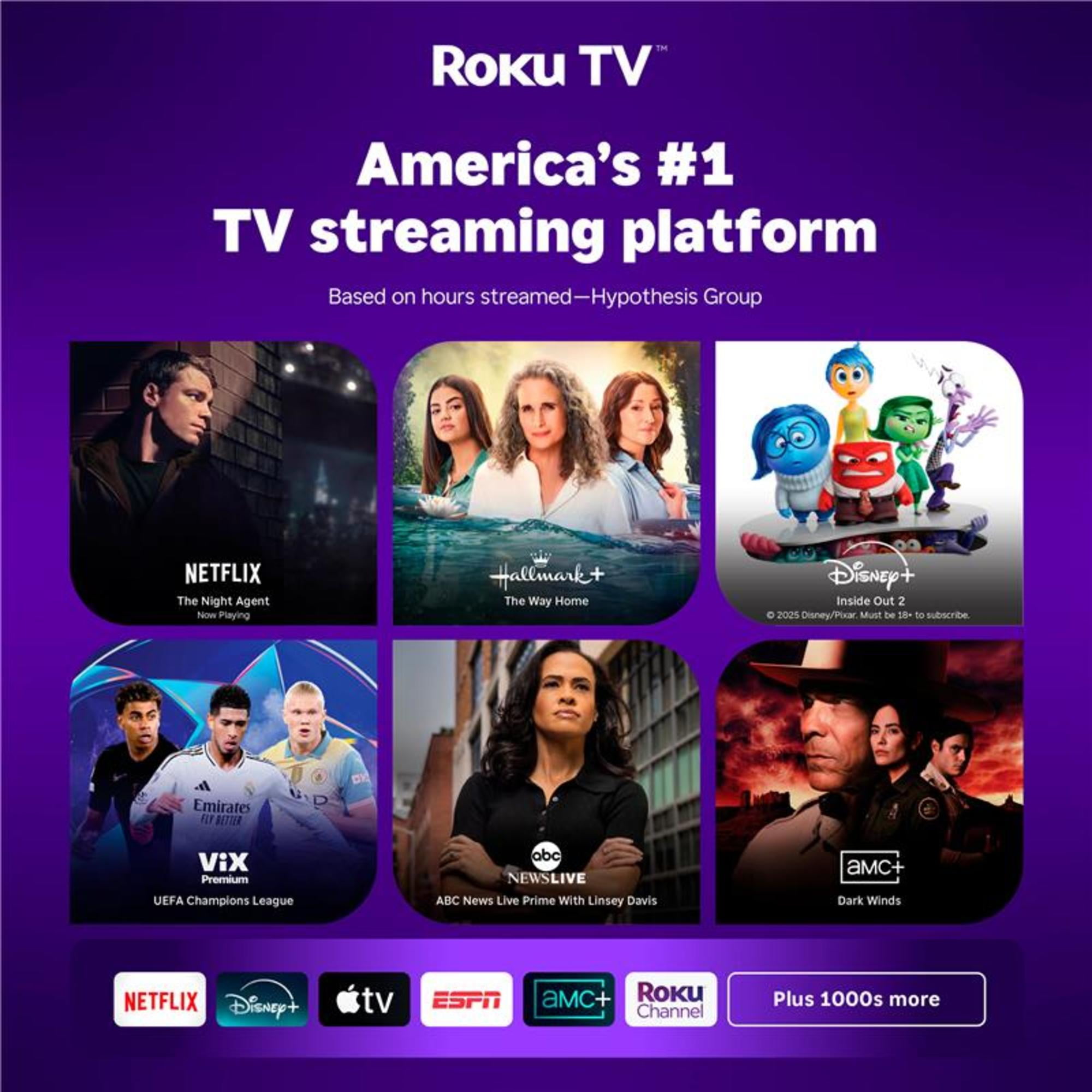 onn 50  Class 4K UHD  2160P  LED Roku Smart Television HDR  100012585 