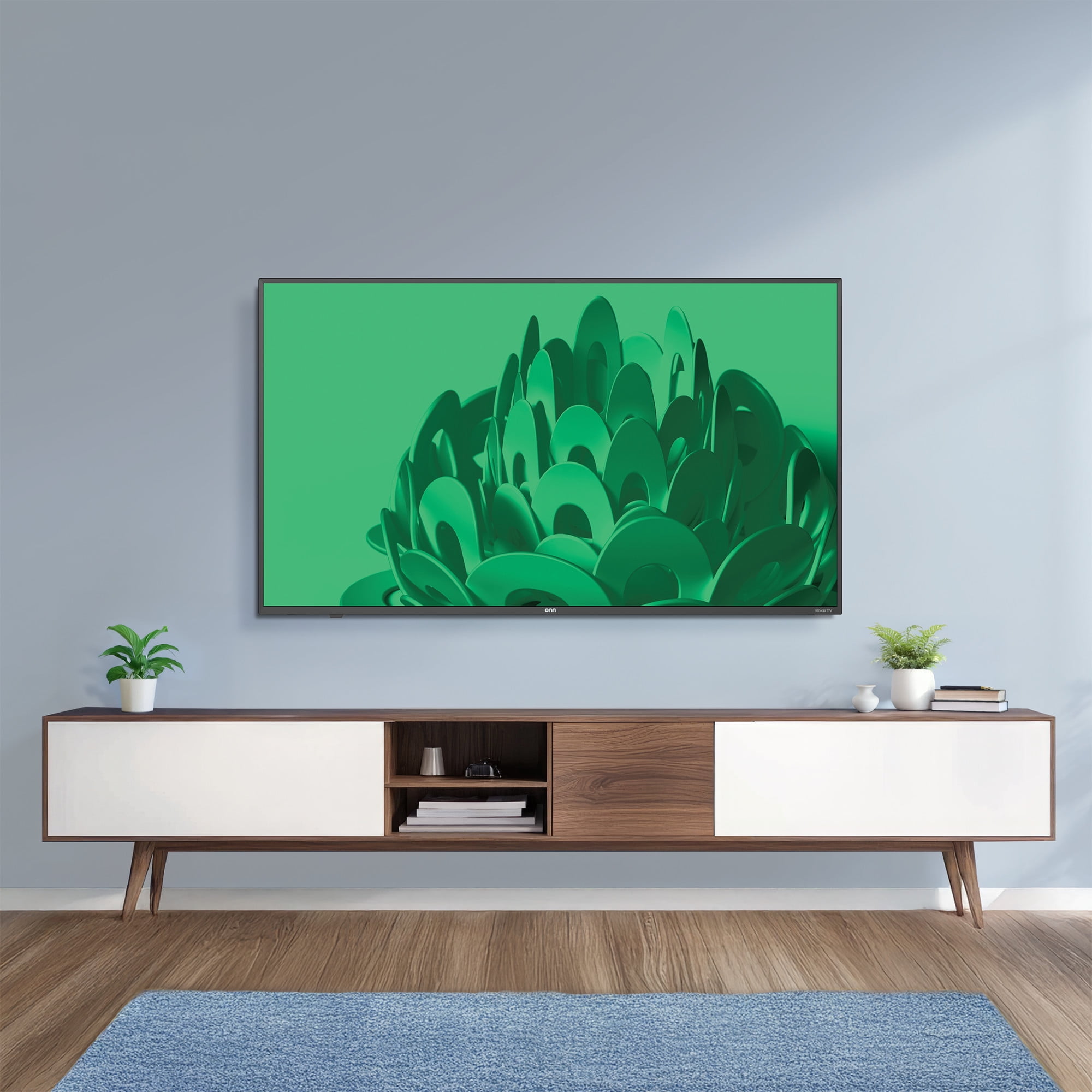 onn 50  Class 4K UHD  2160P  LED Roku Smart Television HDR  100012585 