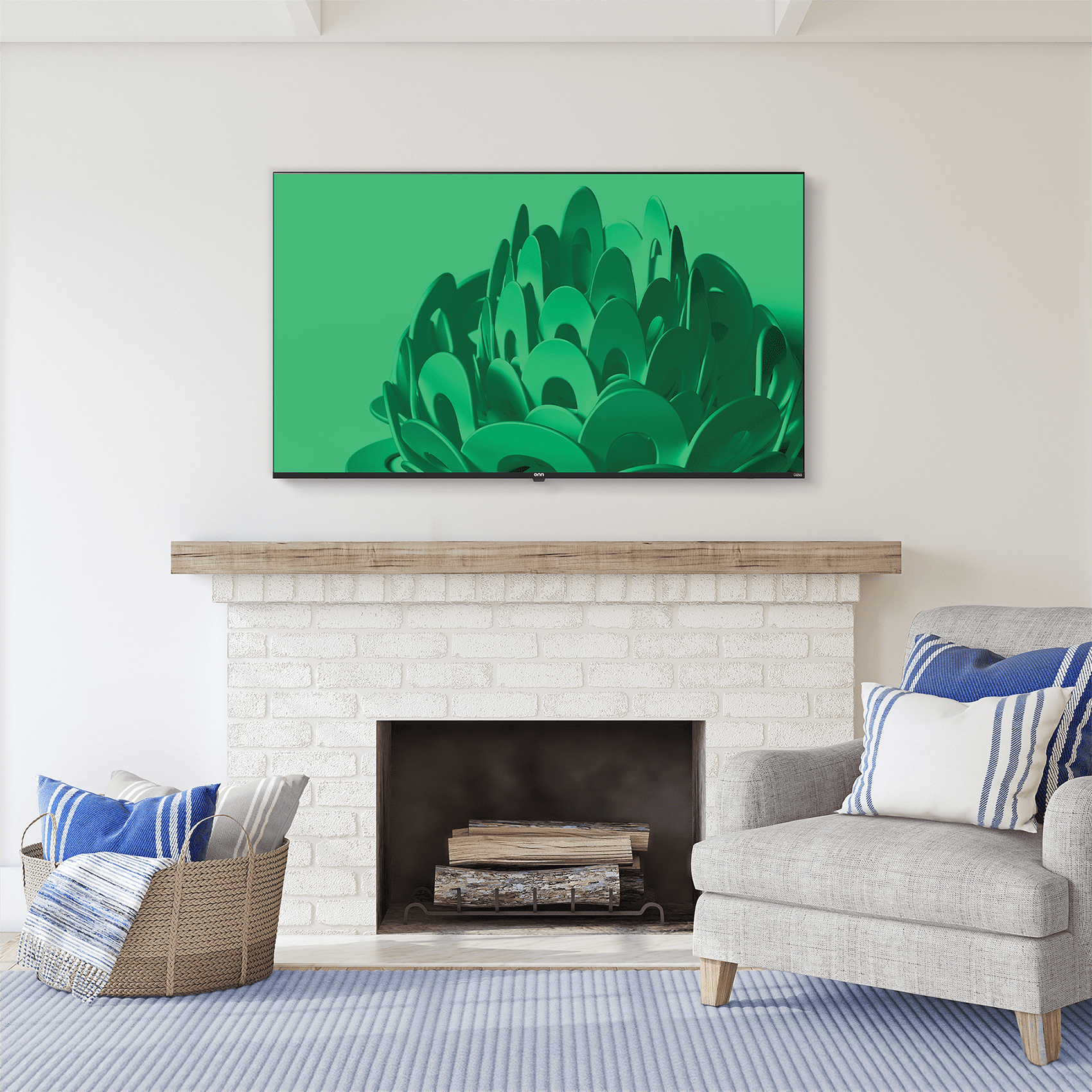 onn 55" Class 4K UHD Powered by VIZIO Smart Television  55S4V1