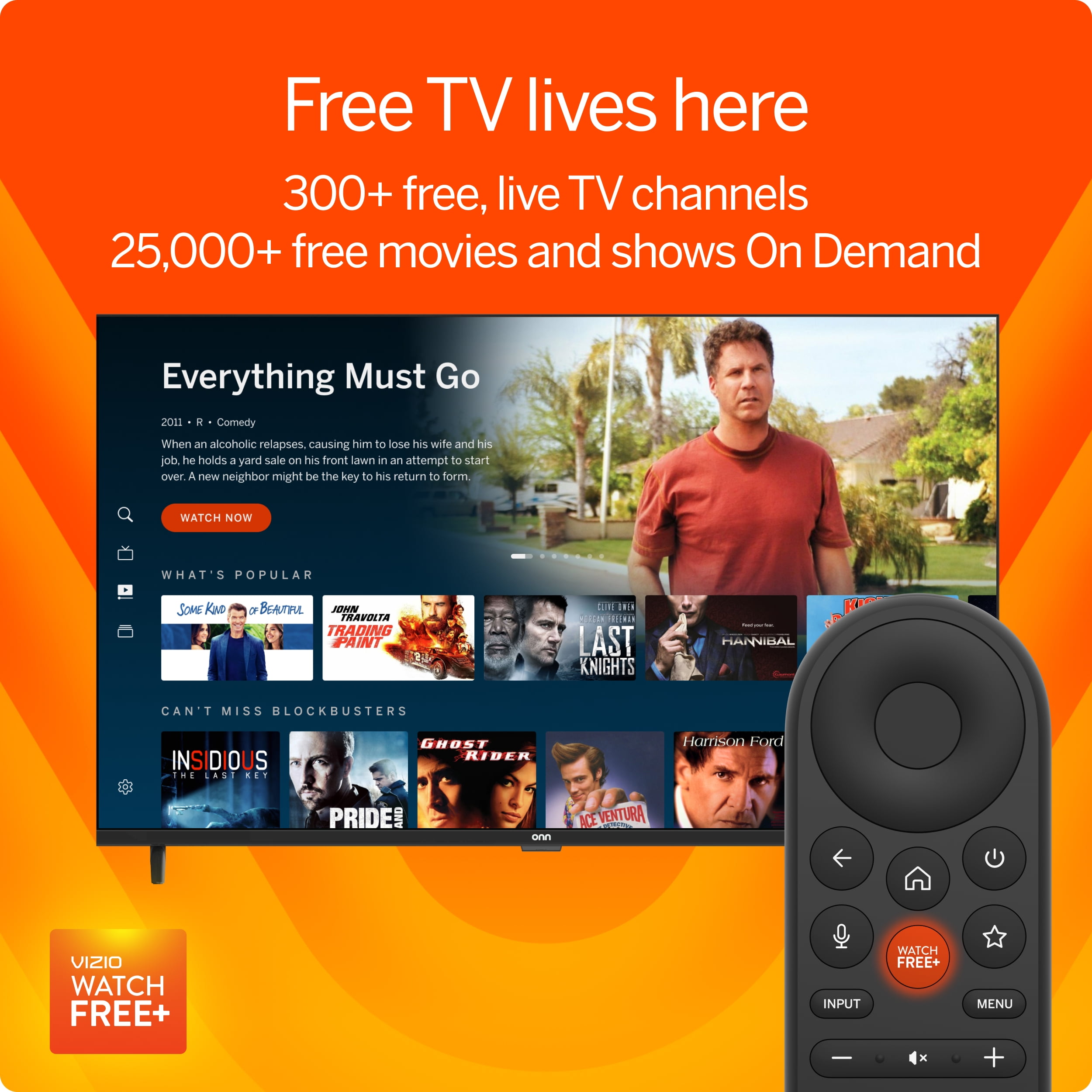 onn 55" Class 4K UHD Powered by VIZIO Smart Television  55S4V1