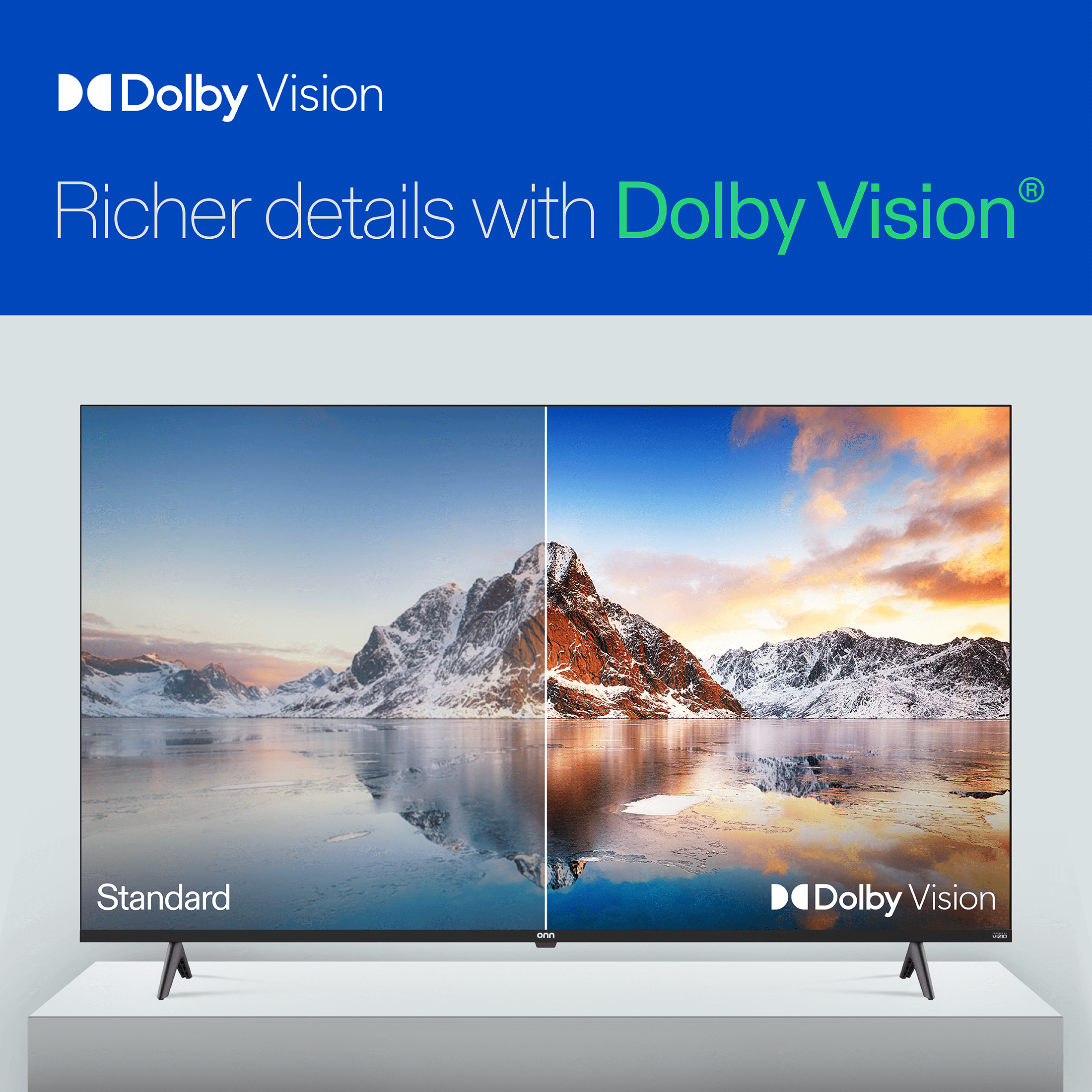 onn 55" Class 4K UHD Powered by VIZIO Smart Television  55S4V1