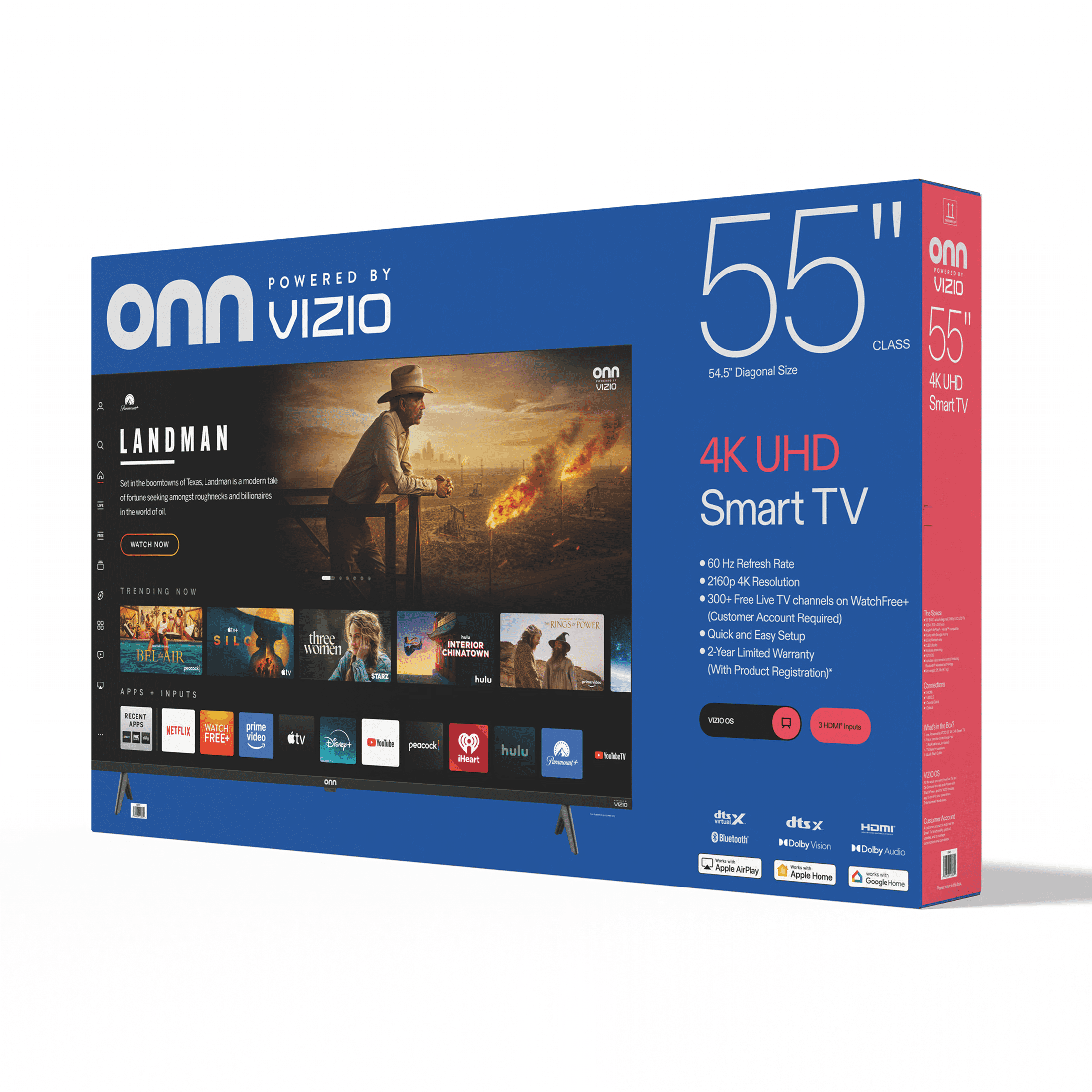 onn 55" Class 4K UHD Powered by VIZIO Smart Television  55S4V1