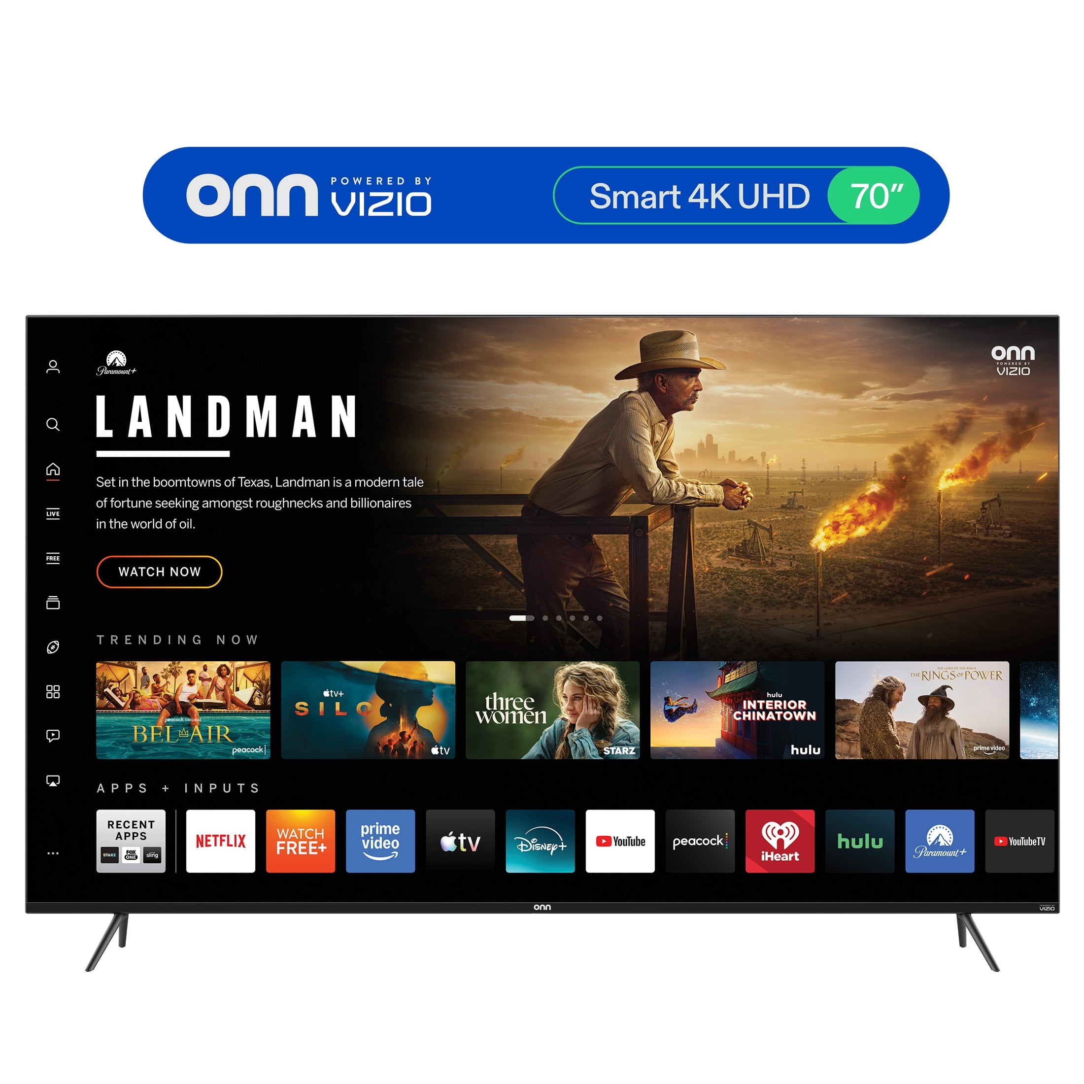 onn 70" Class 4K UHD Powered by VIZIO Smart Television  70S4V1