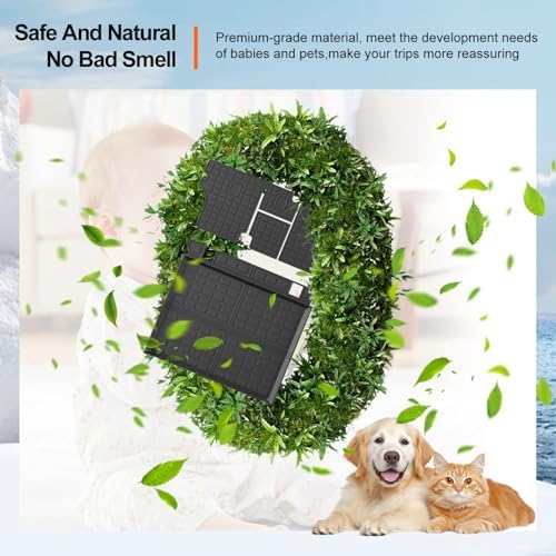 powoq Cargo Mat Compatible with 2010 2024 Toyota 4Runner Back Seat Protector Replacement for 2010 2024 Toyota 4Runner 5 Seater Accessories  Fit W/O Sliding Tray  Rear Backrest Mats Rear Trunk Mat 