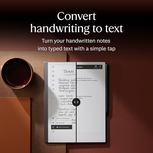 reMarkable Starter Bundle   reMarkable 2 is The Original Paper Tablet   Includes Black and White 10 3  Writing Tablet  Marker Plus Pen with Built in Eraser