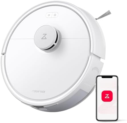 roborock Q10 S5  Robot Vacuum and Mop  10 000Pa Suction  Upgraded from Q8 max   70 Days Self Emptying  Obstacle Avoidance  Sonic Mopping  Dual Anti Tangle Design  Auto Mop Lifting  Ideal for Pet Hair