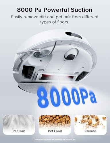 roborock Q10 S5  Robot Vacuum and Mop  10 000Pa Suction  Upgraded from Q8 max   70 Days Self Emptying  Obstacle Avoidance  Sonic Mopping  Dual Anti Tangle Design  Auto Mop Lifting  Ideal for Pet Hair