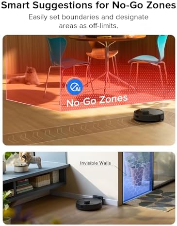 roborock Q10 S5  Robot Vacuum and Mop  10 000Pa Suction  Upgraded from Q8 max   70 Days Self Emptying  Obstacle Avoidance  Sonic Mopping  Dual Anti Tangle Design  Auto Mop Lifting  Ideal for Pet Hair