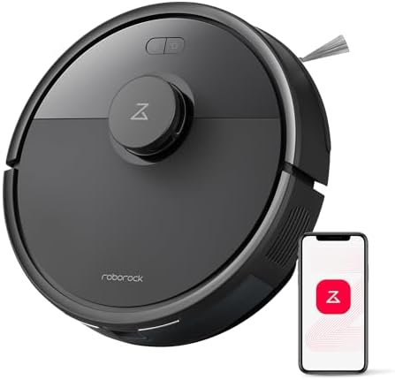 roborock Q7 L5 Robot Vacuum and Mop Combo  8 000Pa Suction  Upgraded from Q5 Pro  Dual Anti Tangle System  LiDAR Navigation  Multi Level Mapping  Self Charging Robotic Vacuum Cleaner  Black