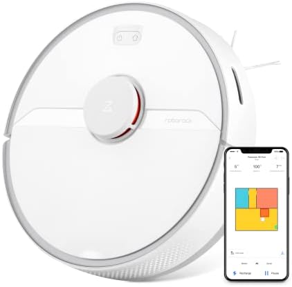 roborock Q7 L5 Robot Vacuum and Mop Combo  8 000Pa Suction  Upgraded from Q5 Pro  Dual Anti Tangle System  LiDAR Navigation  Multi Level Mapping  Self Charging Robotic Vacuum Cleaner  Black
