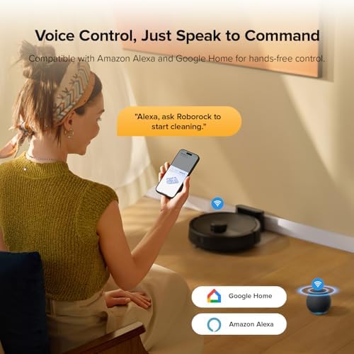 roborock Q7 M5  Robot Vacuum and Mop  Upgraded from Q5 Max   Up to 7 9 Weeks Self Empty  10000Pa Suction  Dual Anti Tangle System for Pet Hair & Carpet  PreciSense LiDAR Navigation  App Control  Black