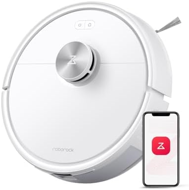 roborock Q7 M5  Robot Vacuum and Mop  Upgraded from Q5 Max   Up to 7 9 Weeks Self Empty  10000Pa Suction  Dual Anti Tangle System for Pet Hair & Carpet  PreciSense LiDAR Navigation  App Control  Black