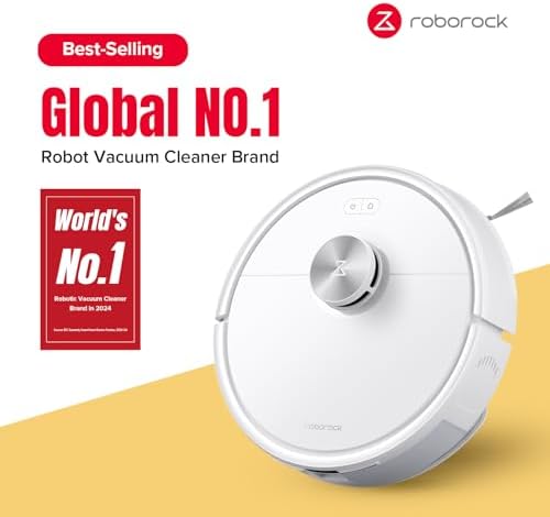roborock Q7 M5  Robot Vacuum and Mop  Upgraded from Q5 Max   Up to 7 9 Weeks Self Empty  10000Pa Suction  Dual Anti Tangle System for Pet Hair & Carpet  PreciSense LiDAR Navigation  App Control  Black