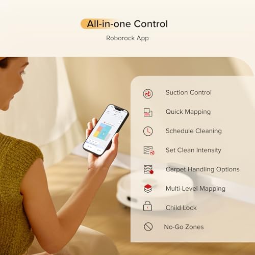 roborock Q7 M5  Robot Vacuum and Mop  Upgraded from Q5 Max   Up to 7 9 Weeks Self Empty  10000Pa Suction  Dual Anti Tangle System for Pet Hair & Carpet  PreciSense LiDAR Navigation  App Control  Black