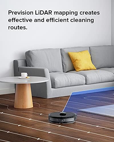 roborock Q7 M5  Robot Vacuum and Mop  Upgraded from Q5 Max   Up to 7 9 Weeks Self Empty  10000Pa Suction  Dual Anti Tangle System for Pet Hair & Carpet  PreciSense LiDAR Navigation  App Control  Black